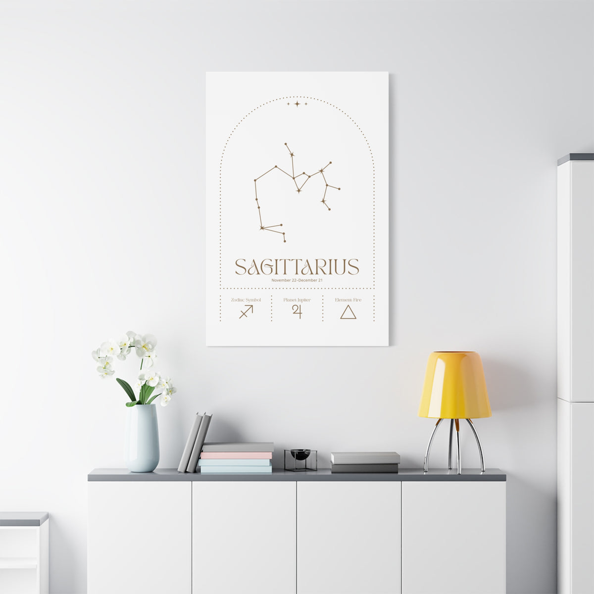 Sagittarius Zodiac Canvas – Adventurous & Free-Spirited Art