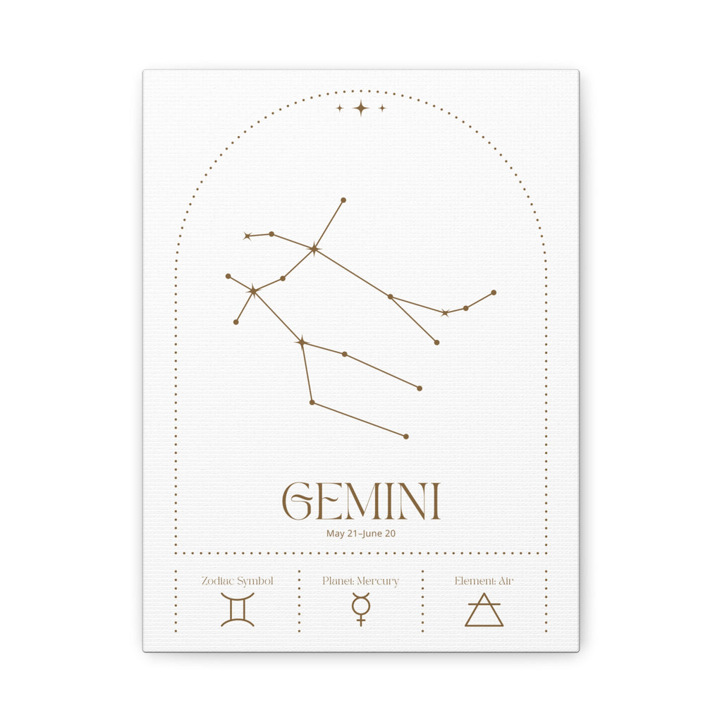 Gemini Zodiac Canvas – Dynamic & Versatile