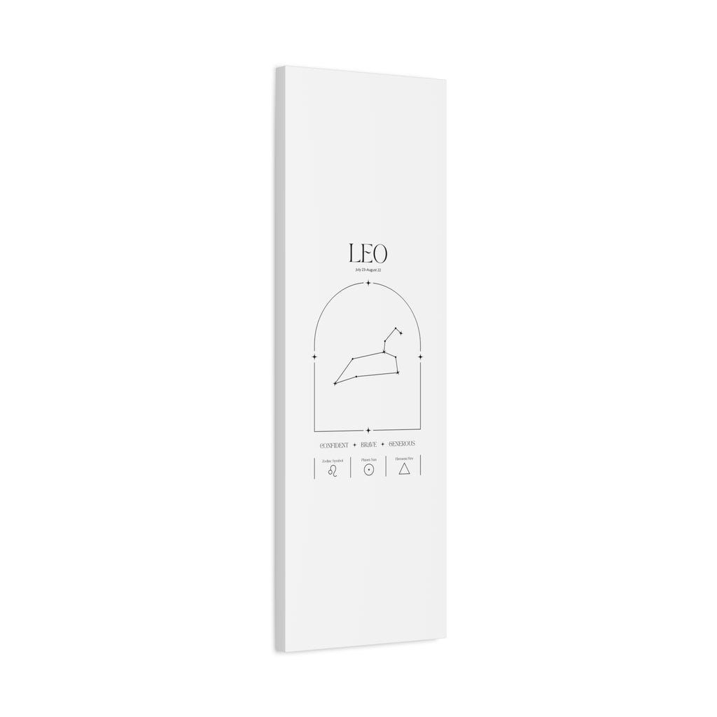 Leo Zodiac Canvas – Radiant & Bold Art
