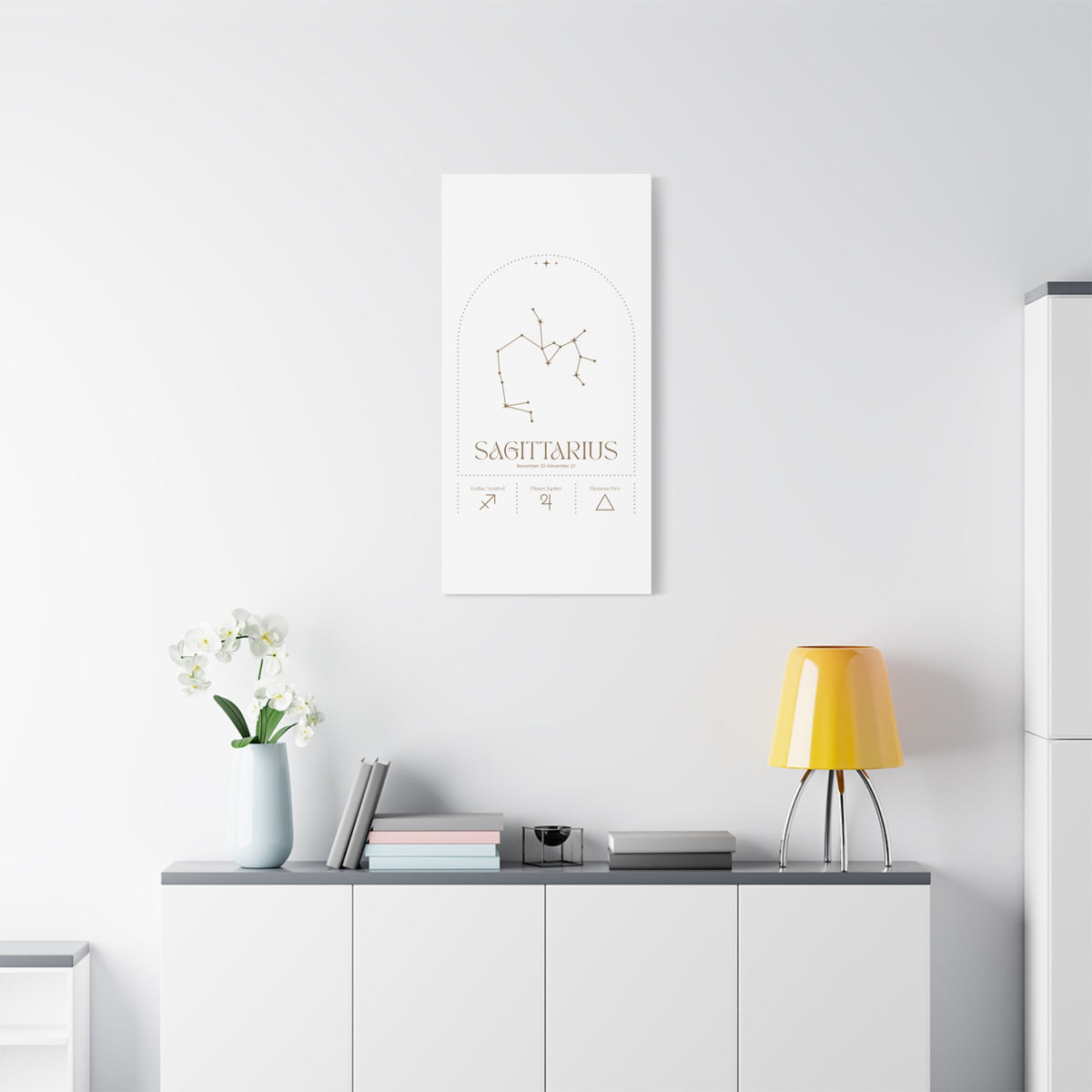 Sagittarius Zodiac Canvas – Adventurous & Free-Spirited Art