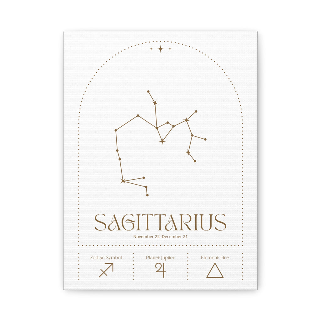 Sagittarius Zodiac Canvas – Adventurous & Free-Spirited Art