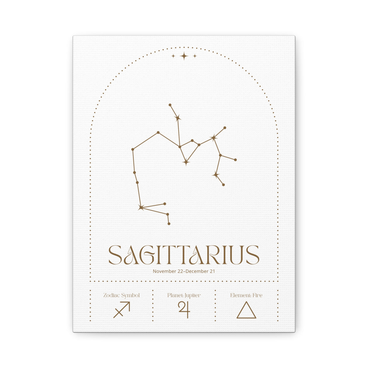 Sagittarius Zodiac Canvas – Adventurous & Free-Spirited Art