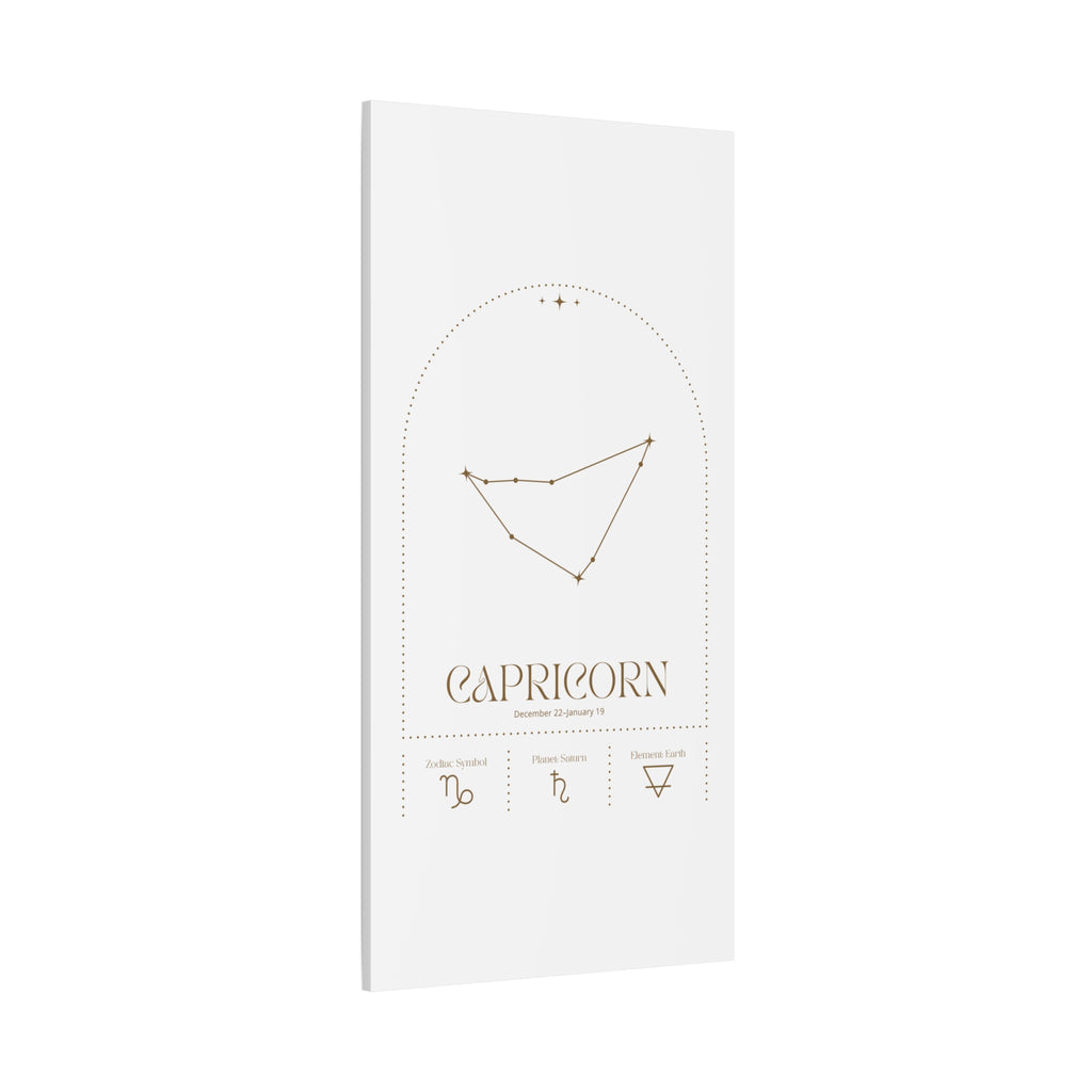 Capricorn Zodiac Canvas – Grounded & Timeless Art