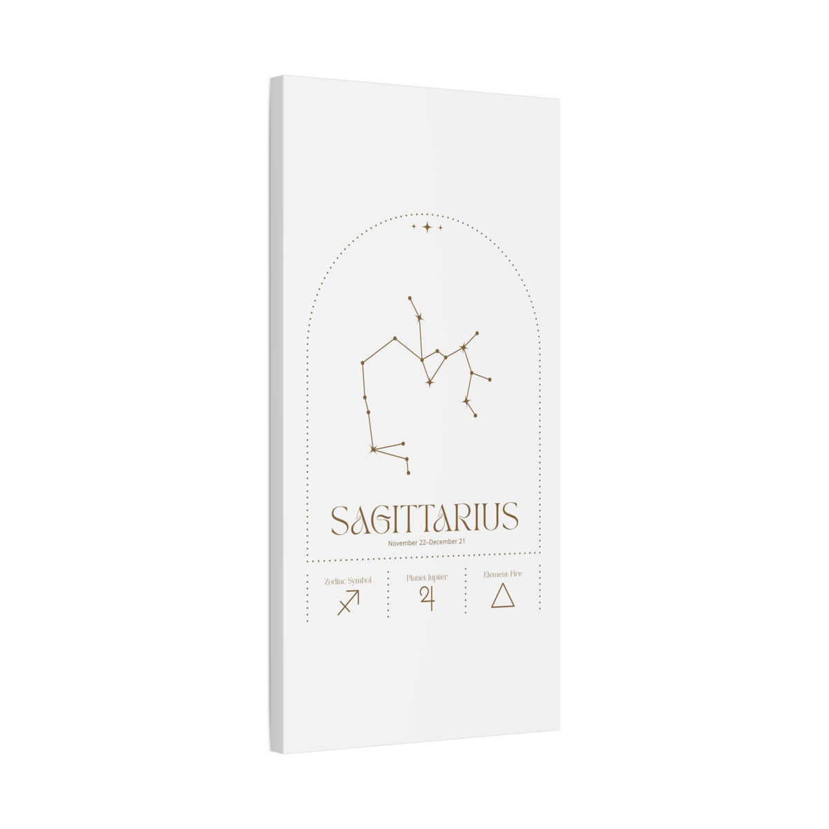 Sagittarius Zodiac Canvas – Adventurous & Free-Spirited Art