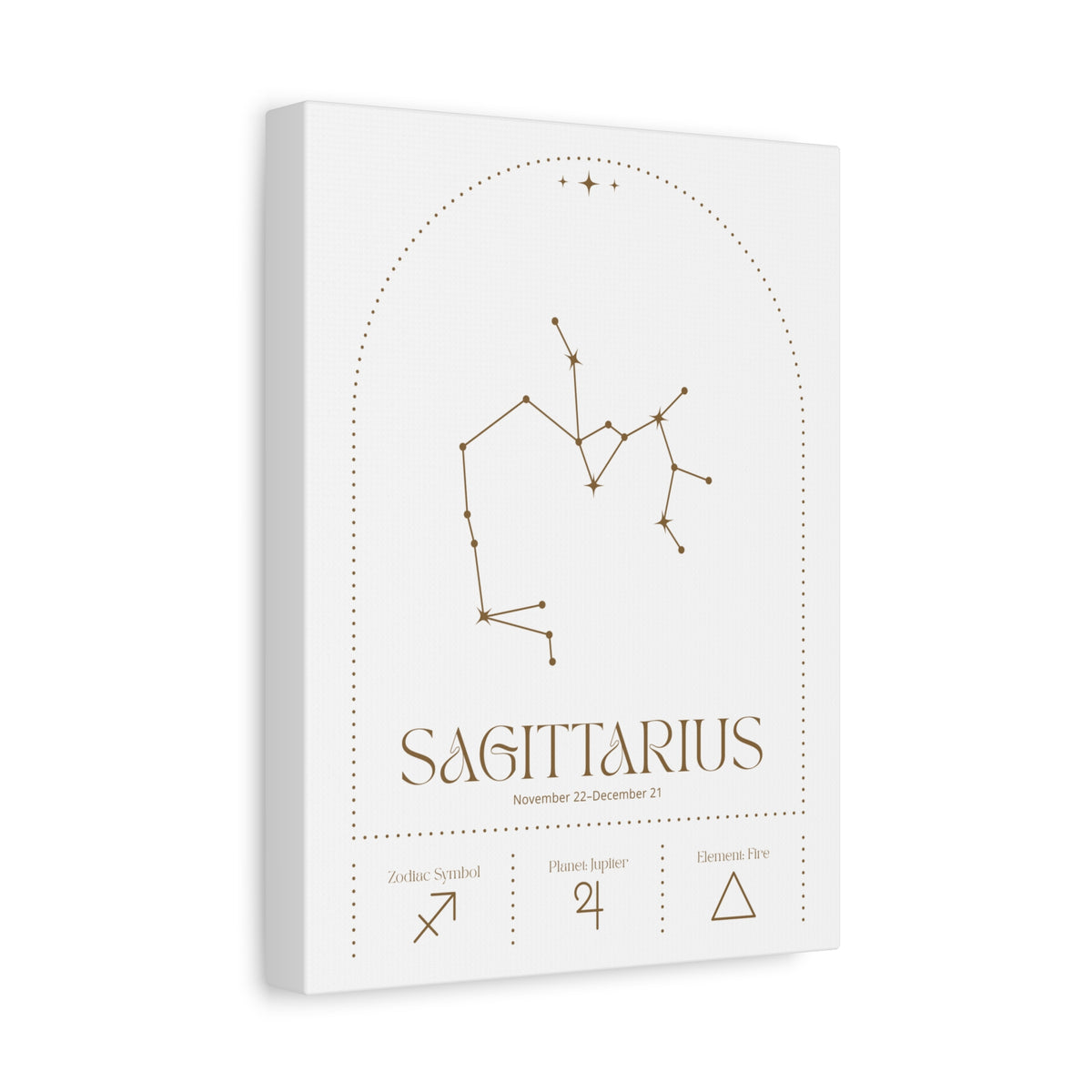 Sagittarius Zodiac Canvas – Adventurous & Free-Spirited Art