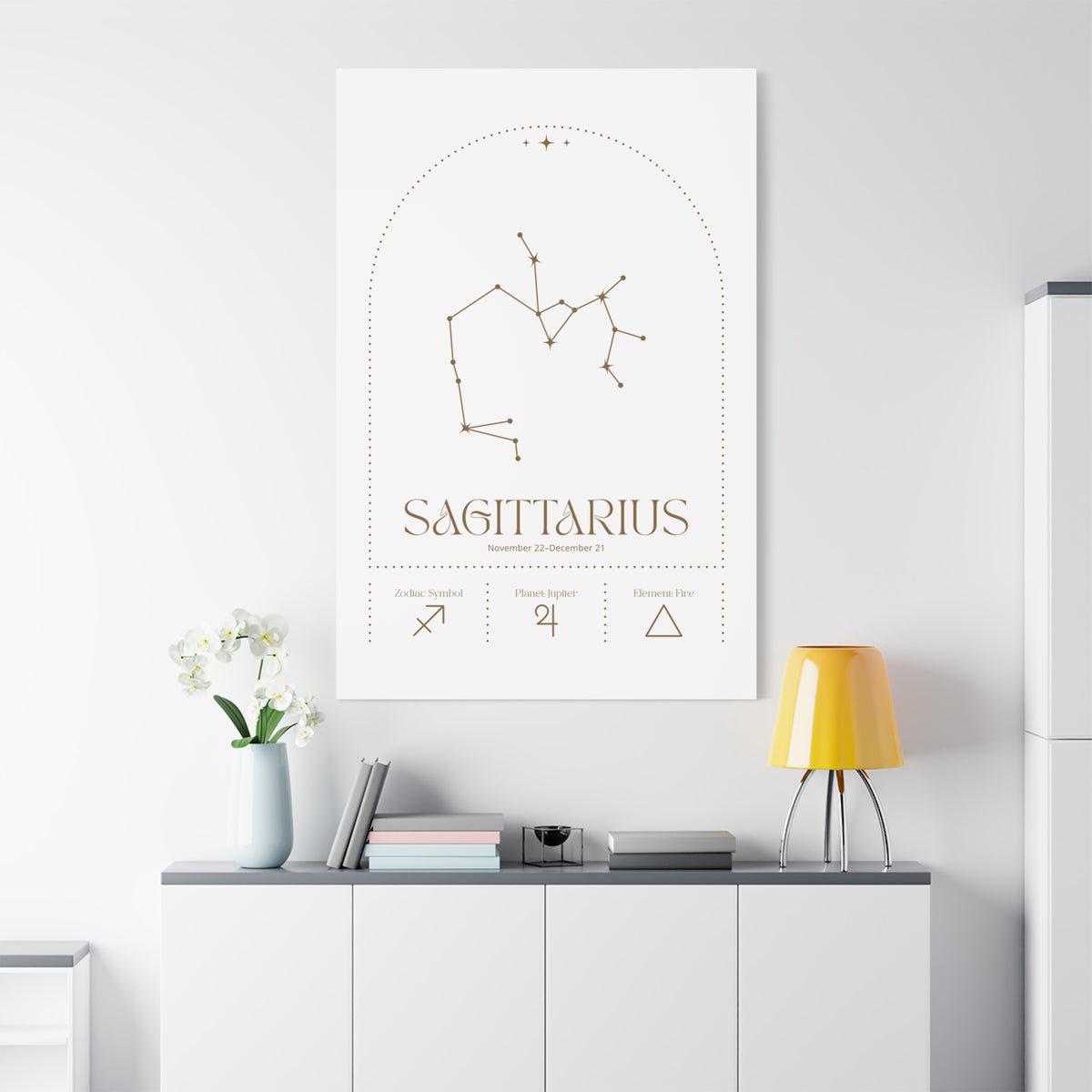 Sagittarius Zodiac Canvas – Adventurous & Free-Spirited Art