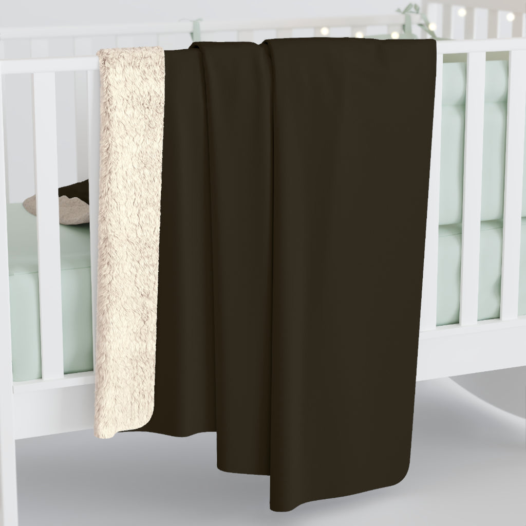 Sherpa Fleece Blanket "Happiness"