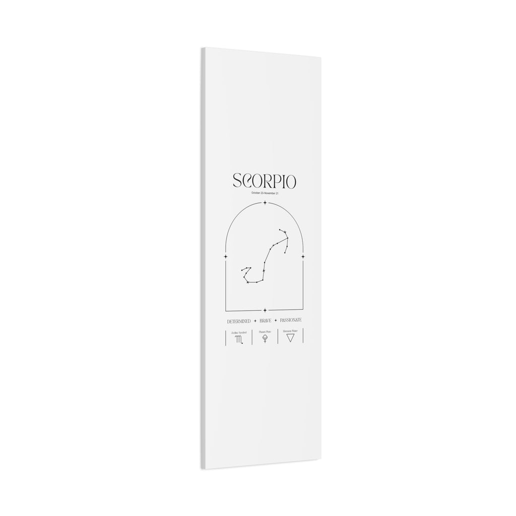 Scorpio Zodiac Canvas – Mysterious & Magnetic Art