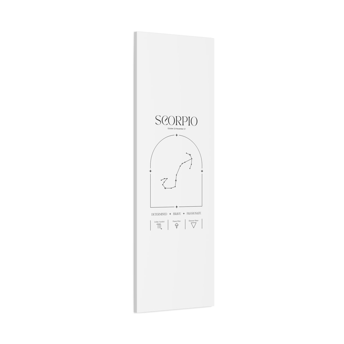 Scorpio Zodiac Canvas – Mysterious & Magnetic Art