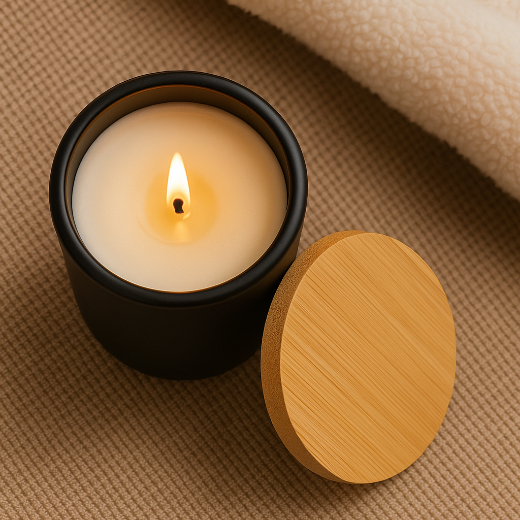 Scented Soy Candle, 14oz ("Never regret anything that made you smile." — Mark Twain)