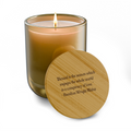 Scented Soy Candle, 14oz ("Blessed is the season which engages the whole world in a conspiracy of love." – Hamilton Wright Mabie)