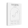 Scorpio Zodiac Canvas – Mysterious & Magnetic Art