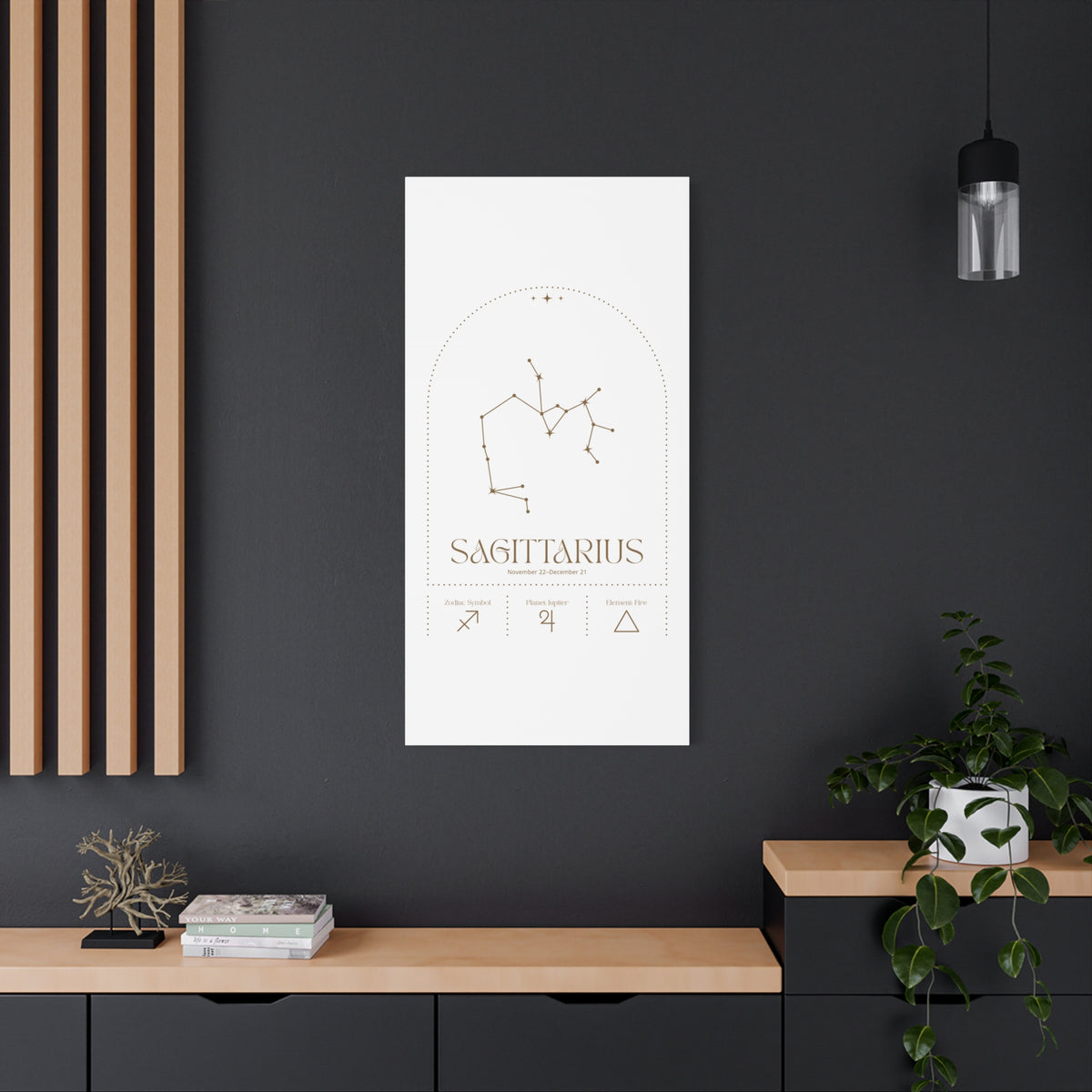 Sagittarius Zodiac Canvas – Adventurous & Free-Spirited Art