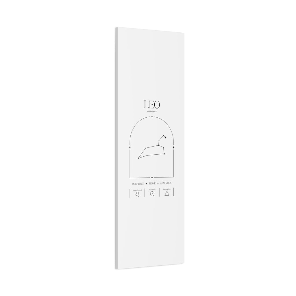 Leo Zodiac Canvas – Radiant & Bold Art