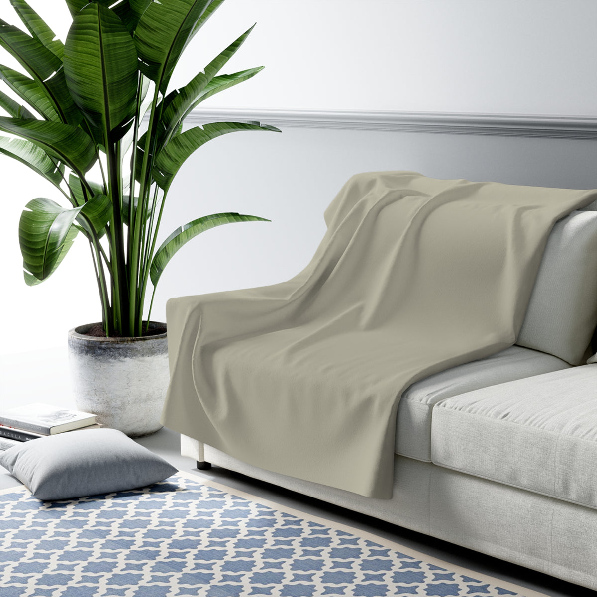 Sherpa Fleece Blanket "Tripple Star"