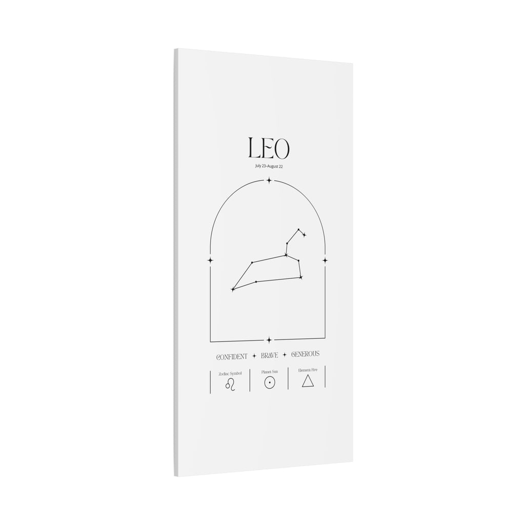 Leo Zodiac Canvas – Radiant & Bold Art