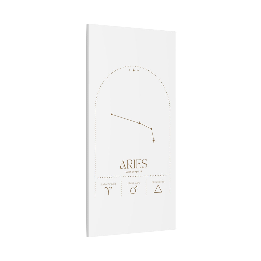 Aries Zodiac Canvas – Bold & Energetic Art