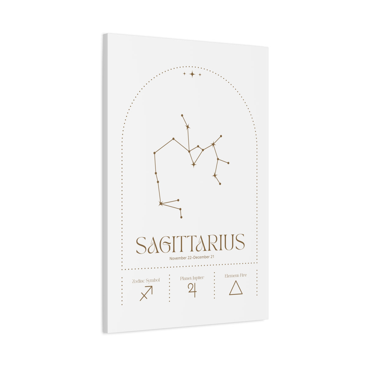 Sagittarius Zodiac Canvas – Adventurous & Free-Spirited Art