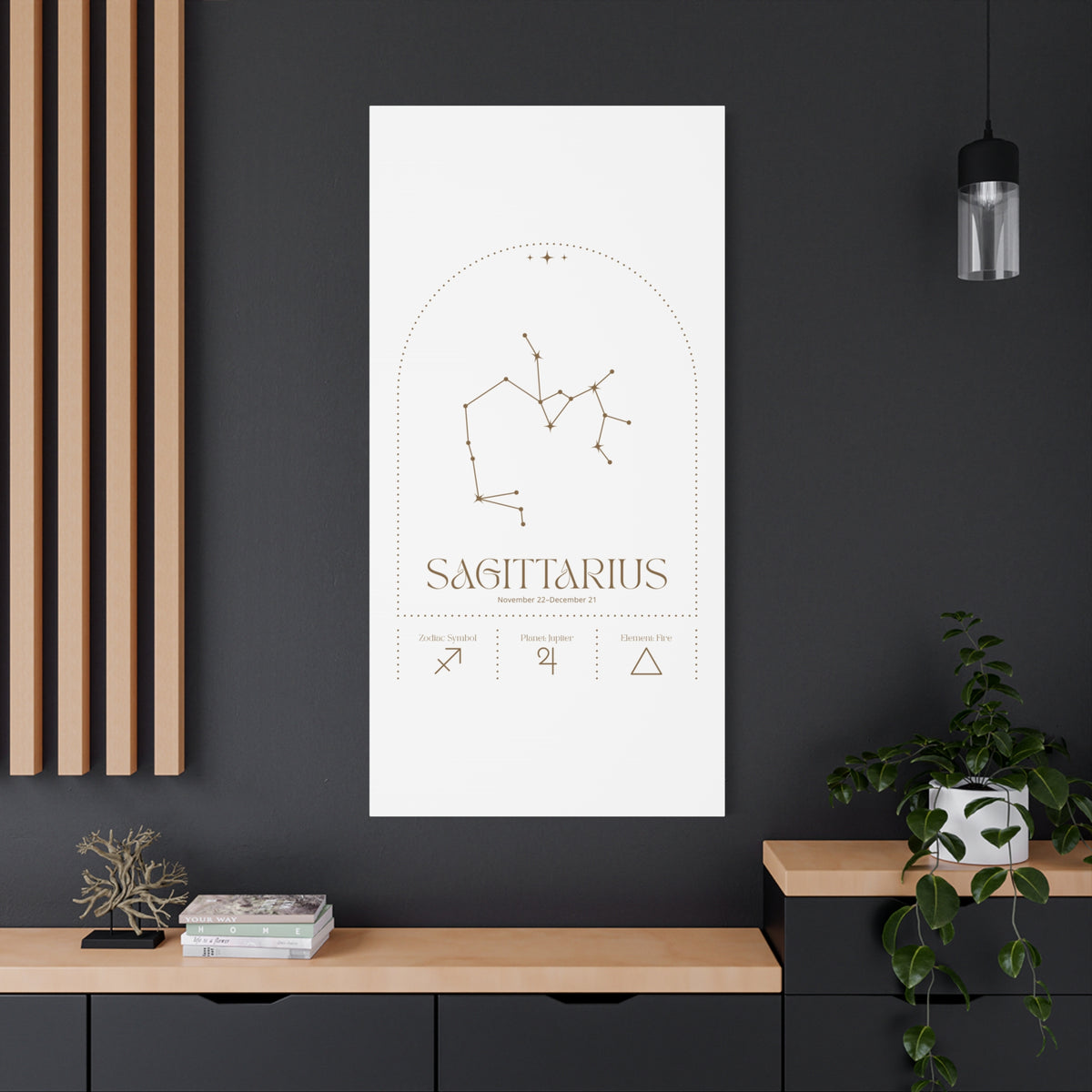 Sagittarius Zodiac Canvas – Adventurous & Free-Spirited Art
