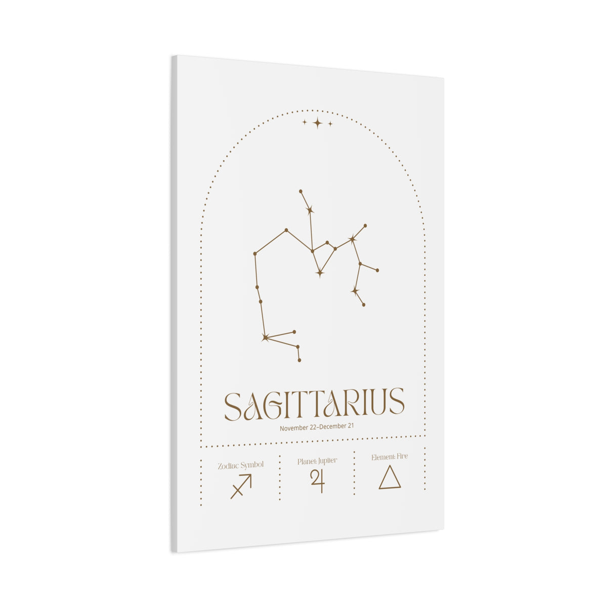 Sagittarius Zodiac Canvas – Adventurous & Free-Spirited Art