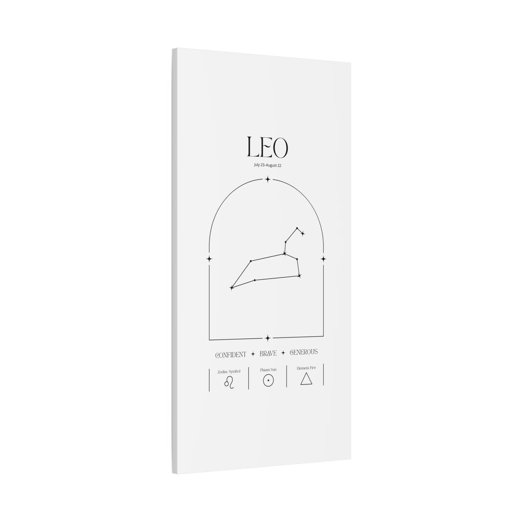 Leo Zodiac Canvas – Radiant & Bold Art