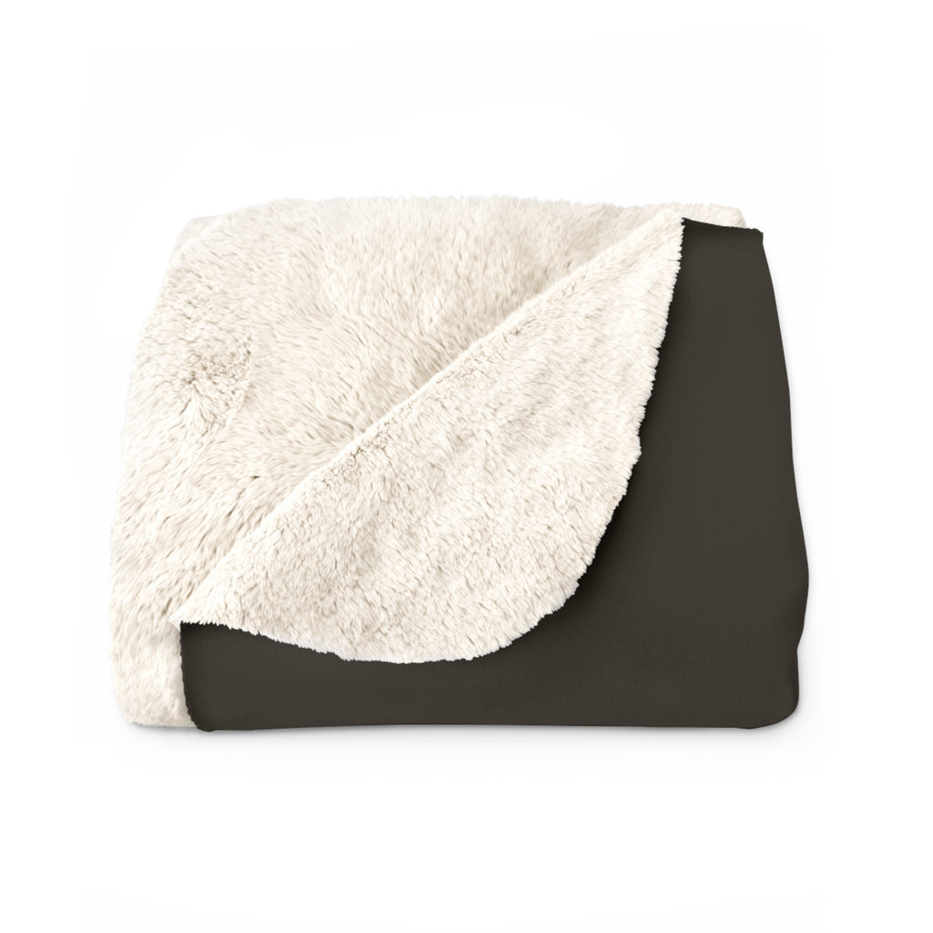 Sherpa Fleece Blanket "Happiness"