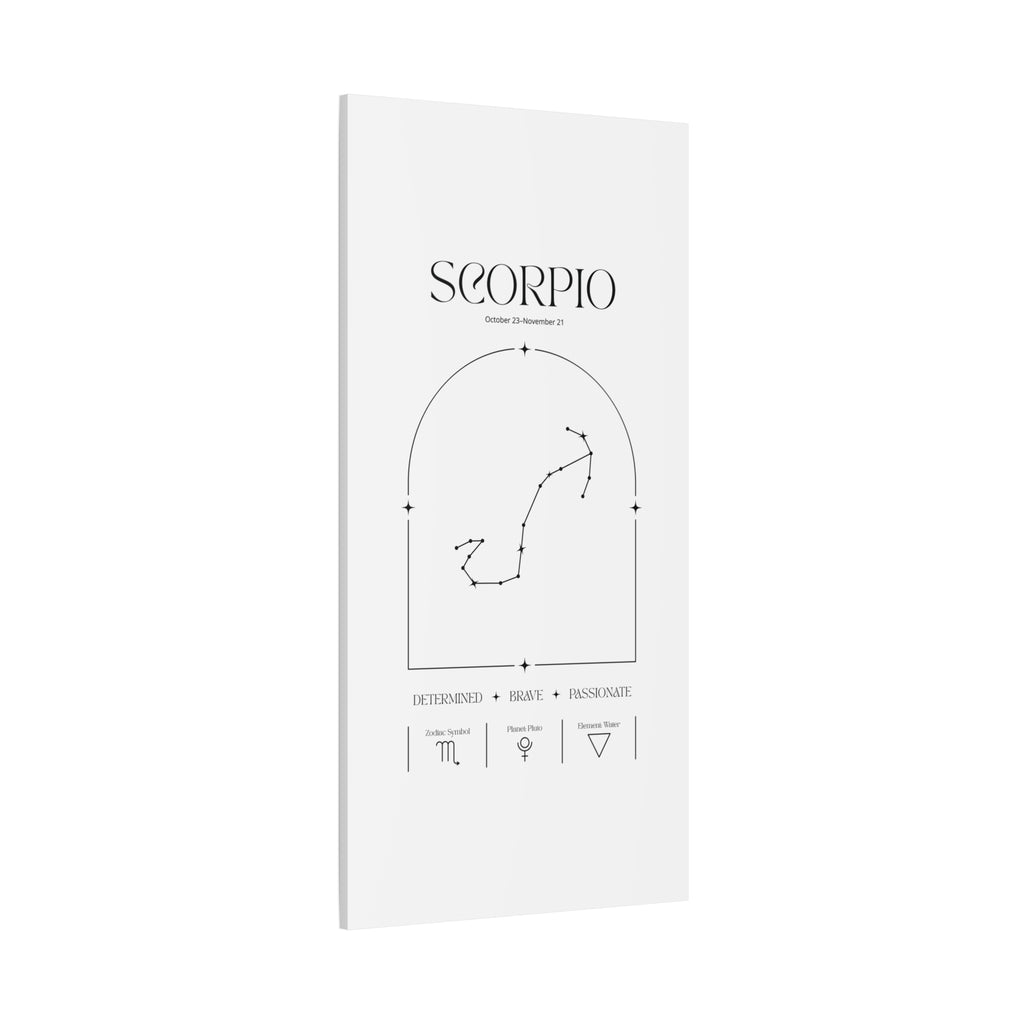 Scorpio Zodiac Canvas – Mysterious & Magnetic Art