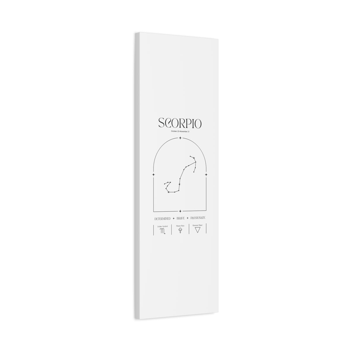 Scorpio Zodiac Canvas – Mysterious & Magnetic Art