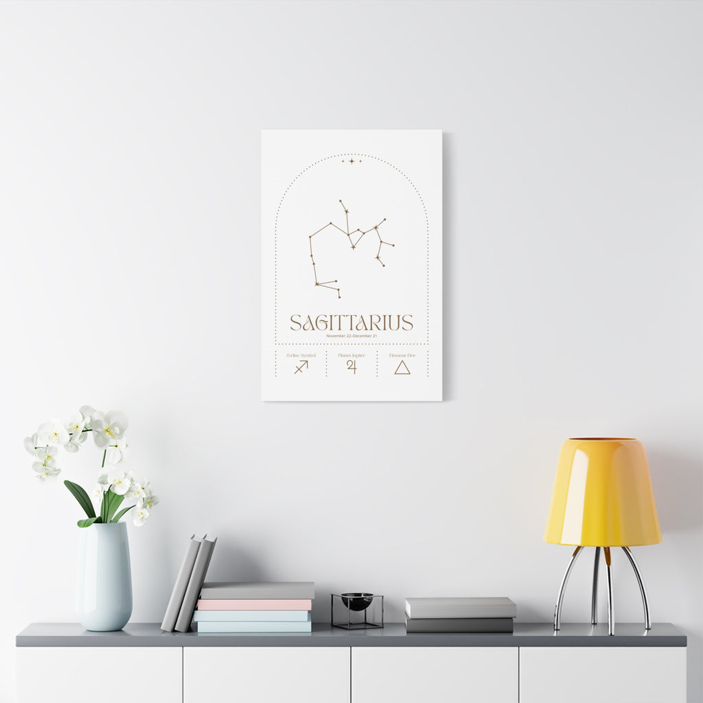 Sagittarius Zodiac Canvas – Adventurous & Free-Spirited Art