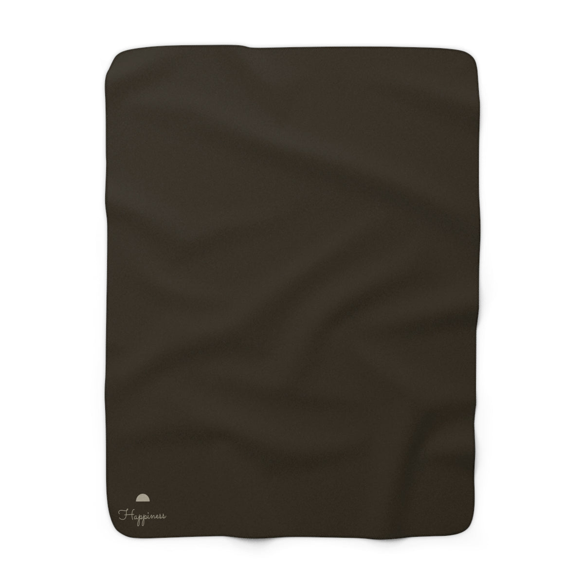 Sherpa Fleece Blanket "Happiness"