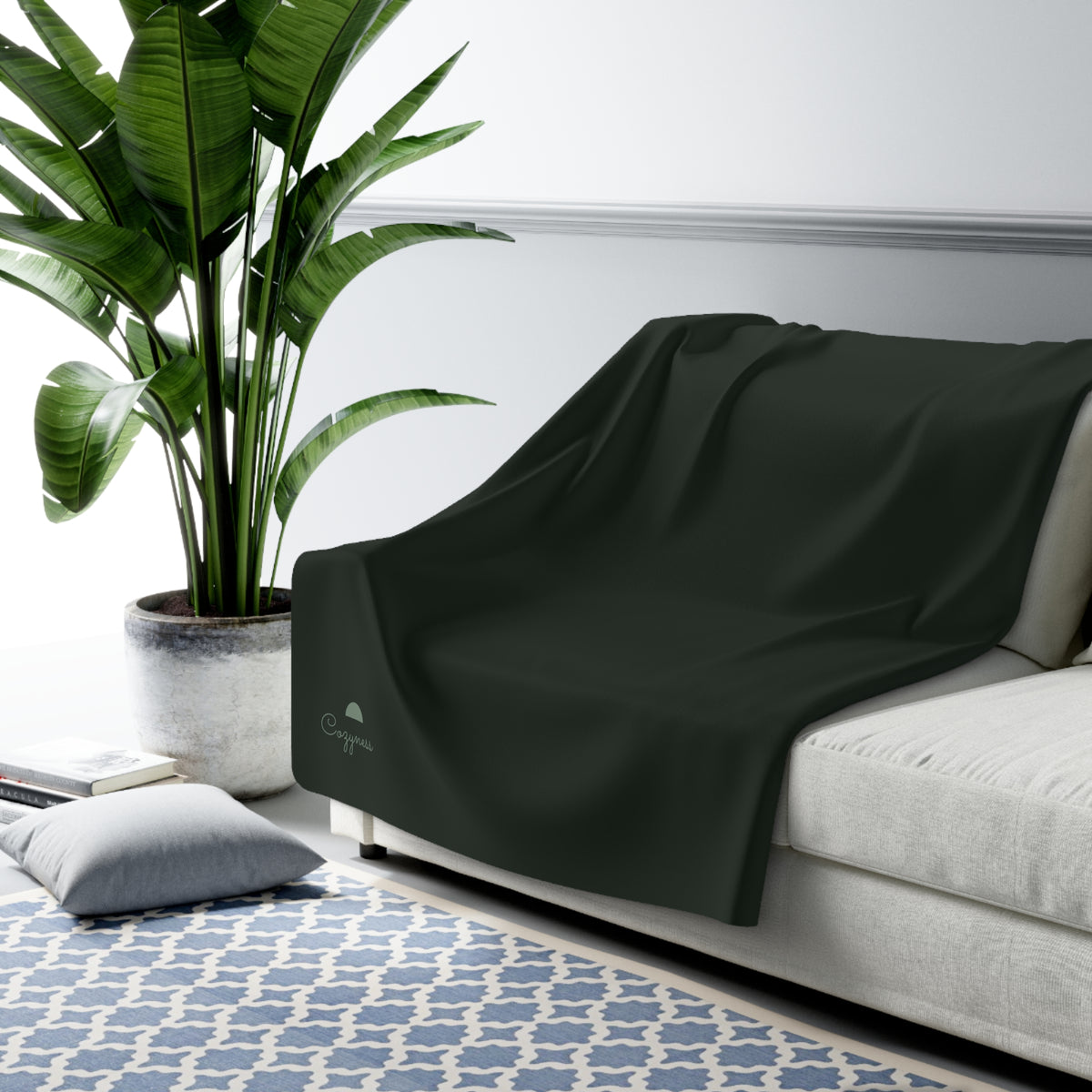 Sherpa Fleece Blanket "Cozyness"